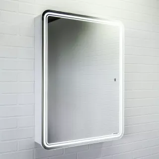 Зеркало-шкаф Comforty Нео-60 LED-подсветка, бесконтактный сенсор