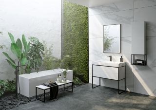 Напольная тумба под раковину Clarberg Logic LOG0107N 70см белый