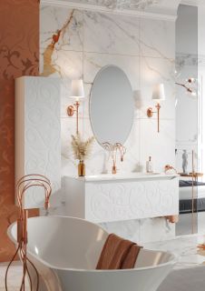 Зеркало Clarberg Elegance 4х1000х600 60см хром