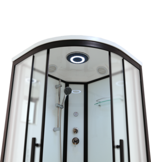 Душевая кабина Timo Standart T-6609BF Black Fabric 90x90см