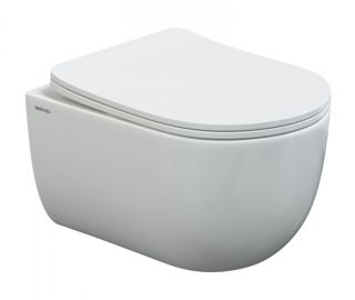 Комплект Berges 4в1 043238: инсталляция NOVUM 525 D5 черная Soft Touch унитаз VENTAS Rimless сидение дюропласт Ventas Slim SO