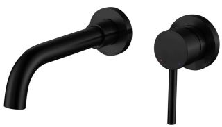 Встраиваемый смеситель для раковины Berges Ventas R 076012 чёрный матовый