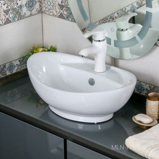 Накладная раковина Melana 7167-805 60см белый