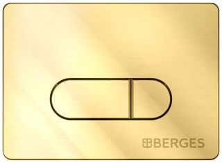 Кнопка смыва Berges Novum золото 040039