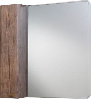 Зеркало-шкаф Bellezza Олимпия 60см левый орех 00000007052