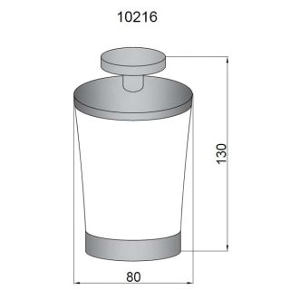 Контейнер Boheme хром 10216