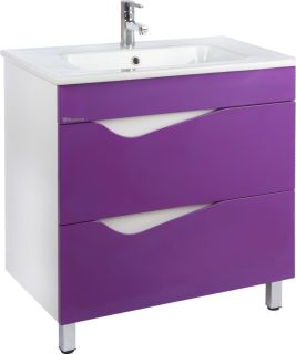 Тумба под раковину Bellezza Эйфория 85см фиолетовый 00000010226