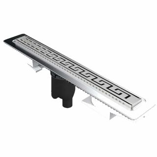 Душевой лоток Berges Wasserhaus B1 Antik 090024 60 Матовый хром