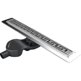 Душевой лоток Berges Wasserhaus B1 Antik 090127 90 Матовый хром