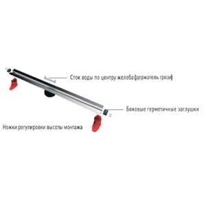 Душевой лоток Berges Wasserhaus Super Slim 091154 80 глянцевый хром