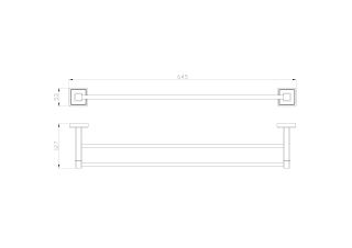 Вешалка для полотенец Wonzon & Woghand Roma WW-7211 бронза