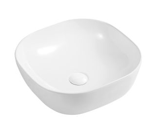 Раковина накладная DQ Venice DT1020616 41см белый