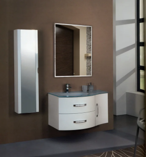 Зеркало с подсветкой Continent Life ЗЛП2703 с сенсорным выключателем 80см