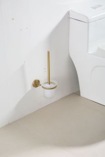 Ёршик для унитаза Gappo G30710-3 золотой сатин