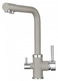 Смеситель для кухни Granula 2015 Базальт+АКС-002  Базальт