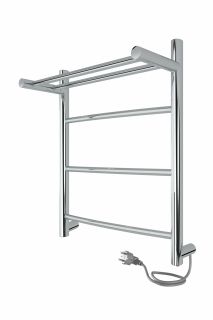 Полотенцесушитель электрический Indigo Arc LCAE50-40PR с полкой 50x40 см хром