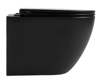 Подвесной унитаз Avimano Emotion 1000022 безободковый чёрный матовый
