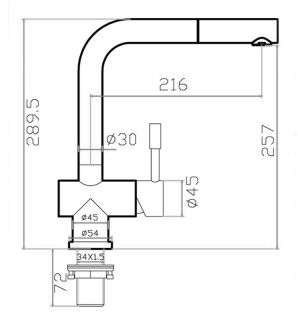 Смеситель для кухни ZORG VITIS SZR-0912