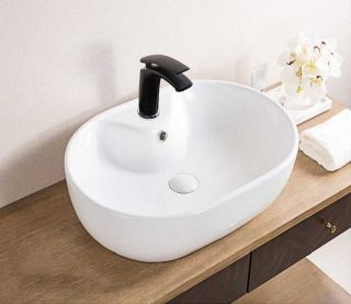 Раковина-чаша CeramaLux 9175 белая 66 см