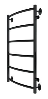 Полотенцесушитель водяной Indigo Arc LASW70-30BR-б/п-50 70x30 см чёрный муар