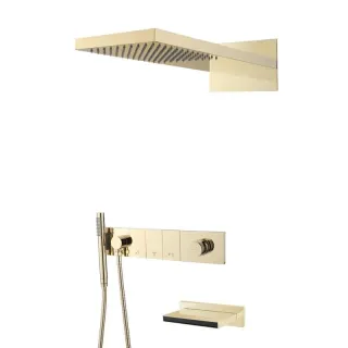 Душевой комплект Boheme Zodiac 132-2-MG золото матовое