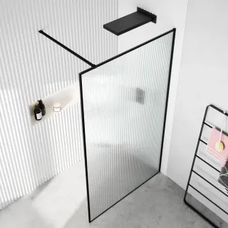 Душевая перегородка Cerutti SPA STRIP T90 90см чёрный