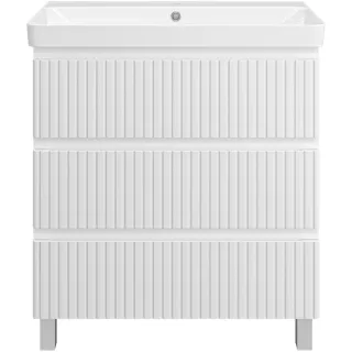 Напольная тумба под раковину Brevita Victory 75 VIC-07080-0103Я белый