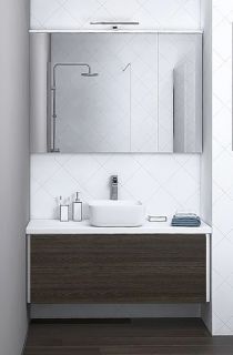 Тумба под раковину Акватон Брук 100см дуб Феррара 1A202101BCDF0