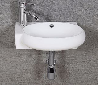 Раковина-чаша CeramaLux 9100R белая 43 см