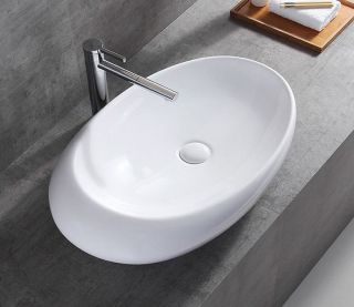 Раковина-чаша CeramaLux 7807  белая 70 см