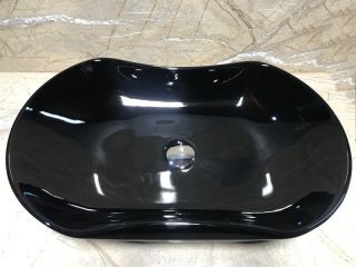 Раковина CeramaLux 9175AB черная 66 см