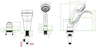 Смеситель на борт ванны Boheme Cobra бронза 399