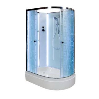 Душевая кабина Deto ЕМ2712 L LED 120х80х220 см