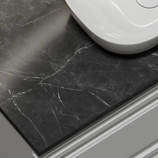 Столешница для ванной комнаты Sancos TT100A1X 100см с отверстием под смеситель black sky