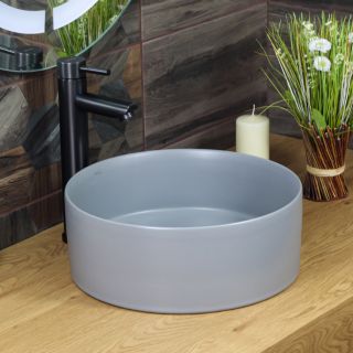 Накладная раковина Melana 320357MG-805 35см серый матовый