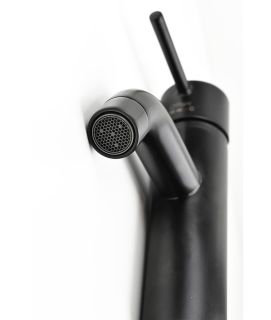 Смеситель для раковины Paini Cox 78PZ205 чёрный матовый