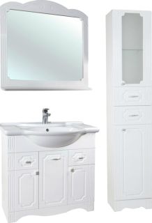 Тумба под раковину Bellezza Кантри 85см белый 00000010050