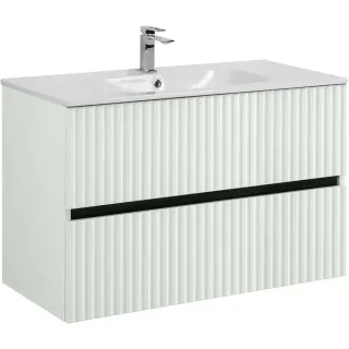 Тумба под раковину ArtMax Torino AM-TORINO-900-2C-SO-LO-P 90 см лотос