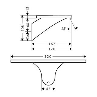 Каскадный излив для наполнения ванны Hansgrohe 18472000 хром