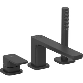 Смеситель на борт ванны Kludi Renon 424483975 чёрный матовый