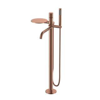 Напольный смеситель для ванны Boheme Stick Touch 129-CB.2 брашированная медь