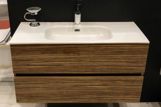 Тумба под раковину Armadi Art Vallessi 120см зебрано 837-120-Z