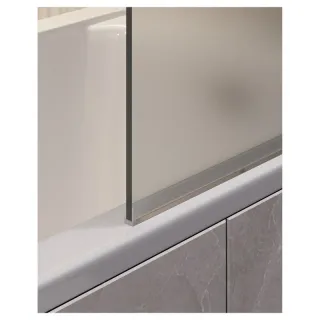 Шторка на ванну Timo T30 70 см хром