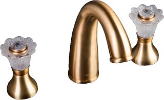 Смеситель для раковины Boheme Camelia золото 317-Camelia