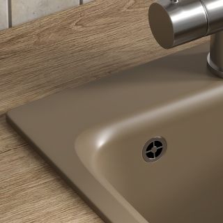 Мойка кухонная Reflexion Base 43-SD RX0743SD песочный