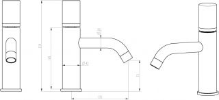 Смеситель для раковины Boheme Stick Chrome diamond хром 121-CRCR
