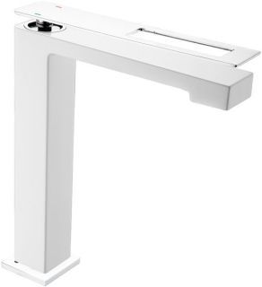 Смеситель для накладной раковины Boheme Q белый/хром 142-WCR