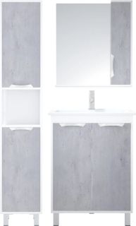 Зеркало-шкаф Corozo Чикаго 65см правый бетон SD-00000302