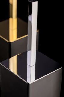 Щётка для туалета Boheme чёрный/золото 10949-B-G