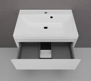 Тумба под раковину подвесная Style Line Манхэттен ЛС-00002362 70 см белый матовый